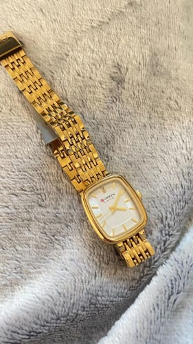 Customer photo review of CURREN New Fashion Stainless Steel Date Women Watches Casual 30M Waterproof Girl Ladies Wristwatch Female Clock Relogio Feminino