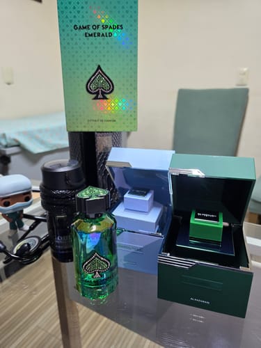 Customer photo review of Perfume Game Of Spade Emerald Extrait 90ML XDP