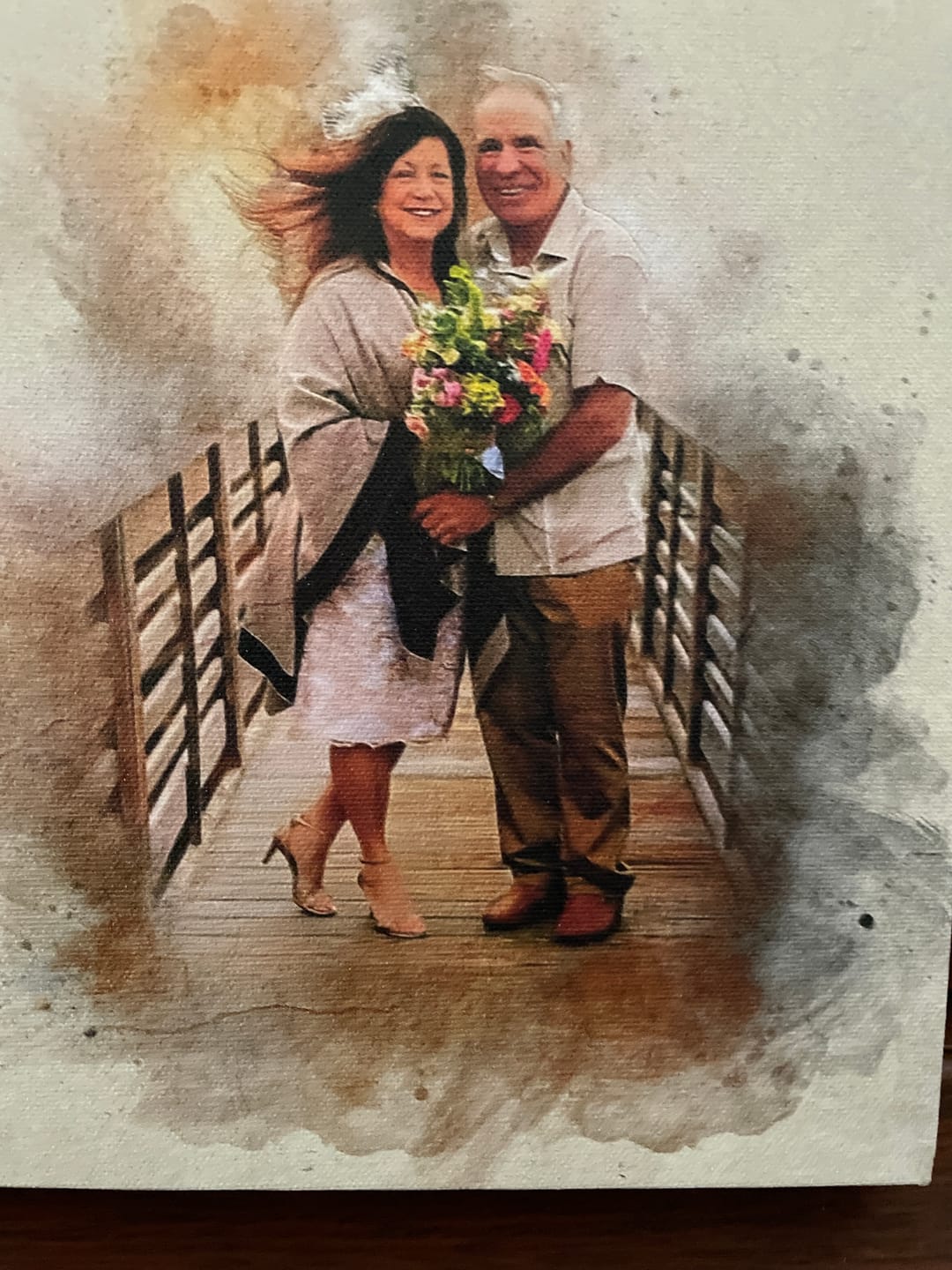 Customer photo review of Personalized photo Painting