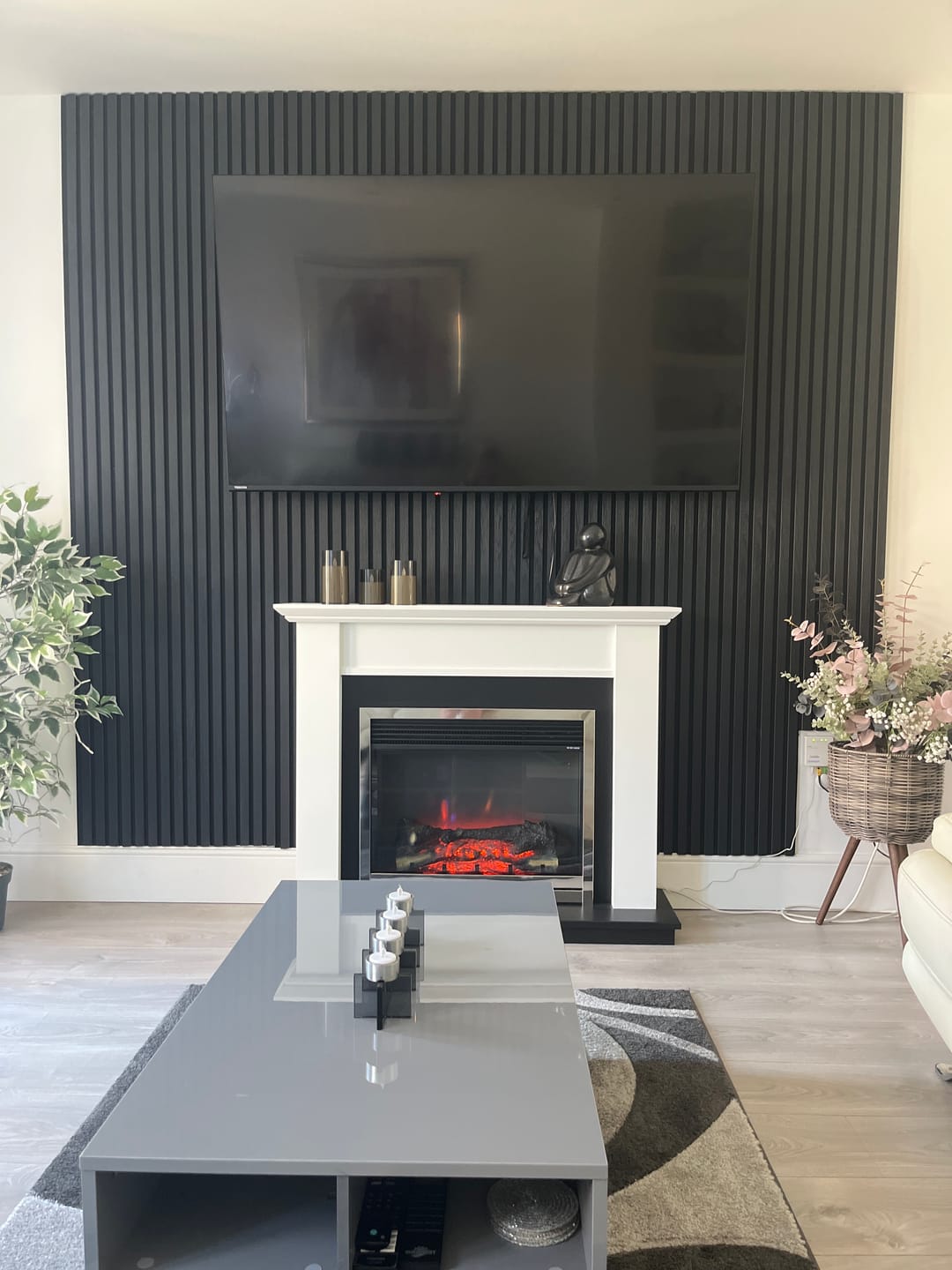 Customer photo review of Premium Acoustic Wall Panels - Black