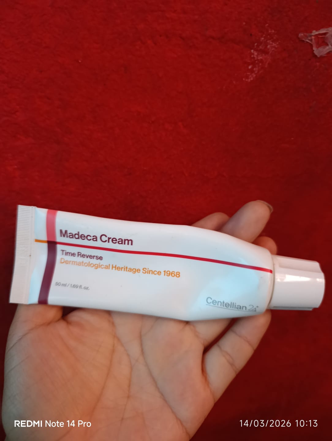 Customer photo review of Madeca Cream Time Reverse