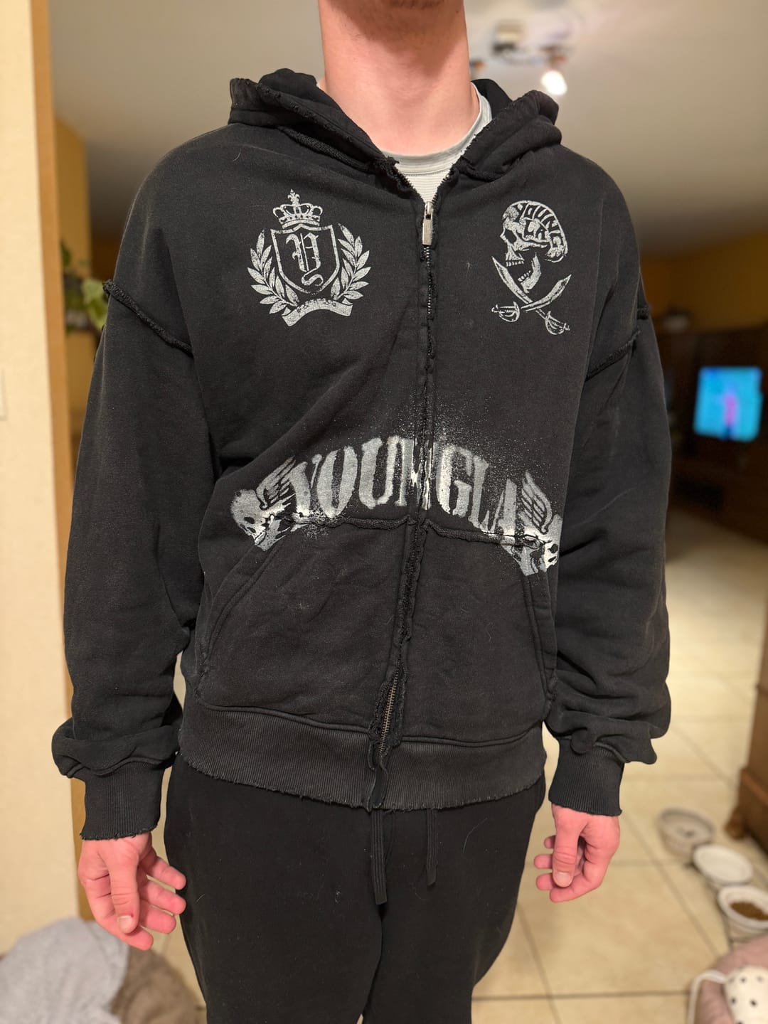 Customer photo review of 5222 - Ghost Zip-ups