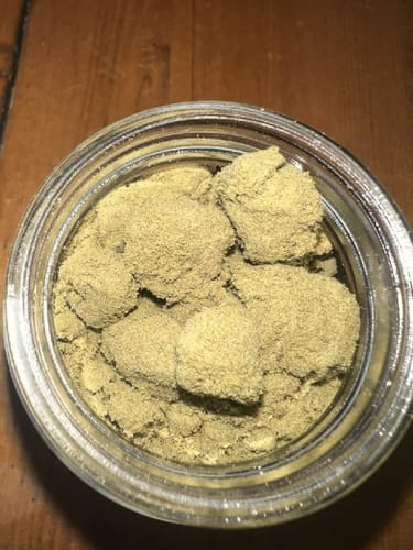 Customer photo review of Cartel Kush | THCA Kief