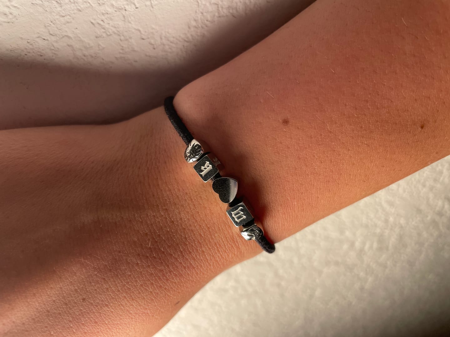 Customer photo review of CUSTOMIZABLE FRIENDSHIP BRACELET