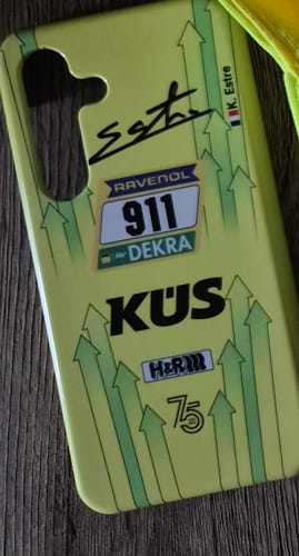 Kundenbewertung mit Foto zu Grello Porsche GT Livery - Individuelle Premium Hülle für Samsung