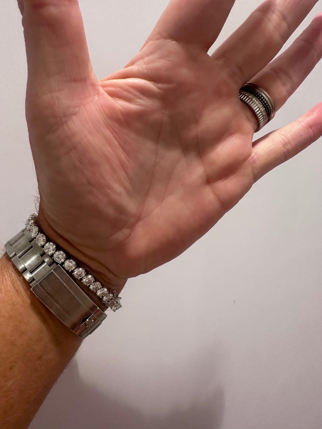 Customer photo review of 6MM Moissanite Tennis Bracelet