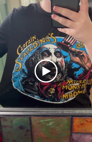 Customer video review of House of 1000 Corpses: Big Top Spaulding T-Shirt