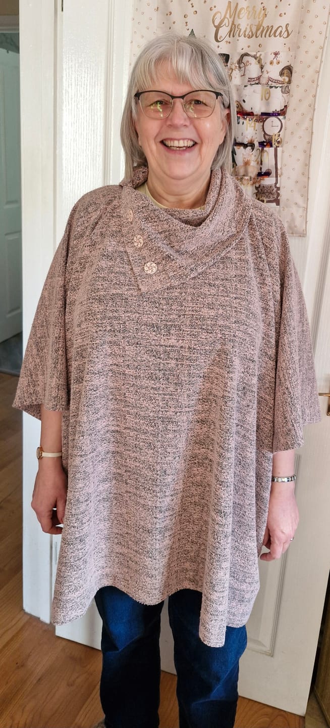 Customer photo review of Static Print Thick Knit Jersey Fabric