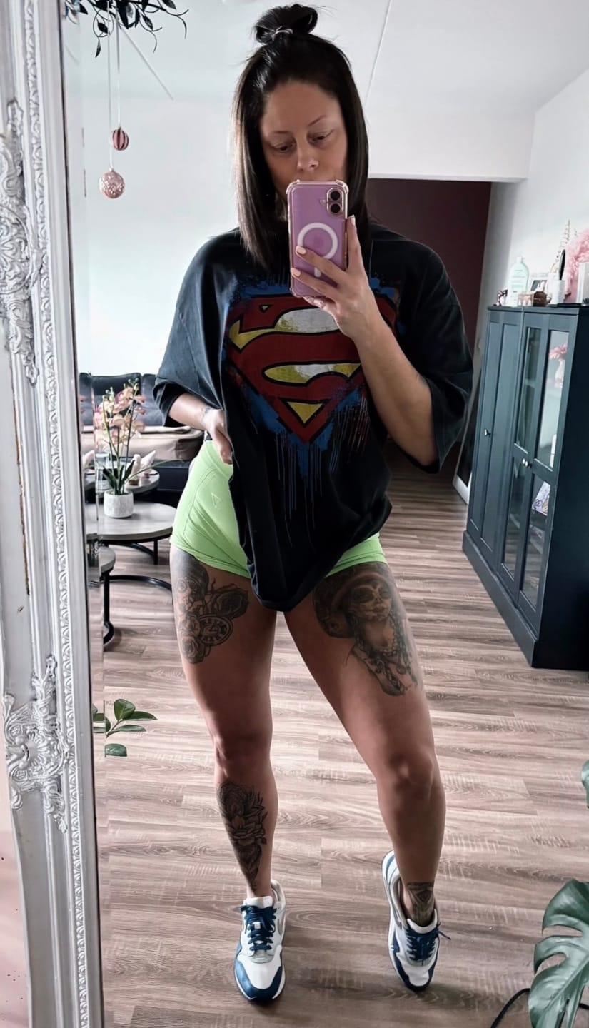 Customer photo review of 4044 - Superman Graphic Tees
