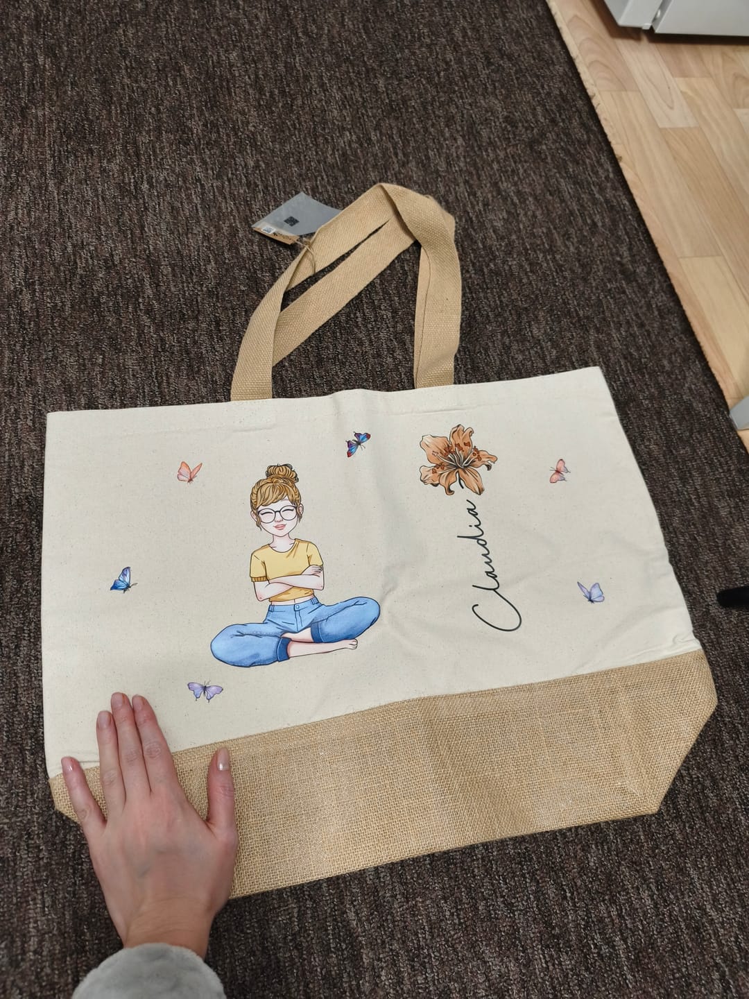 Customer photo review of Summervibes - Personalisierte Tasche für den Strand