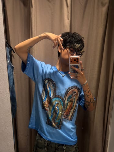 Customer photo review of Madonna’s Revelation Windows T-shirt-170