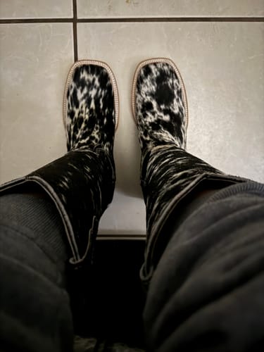 Customer photo review of Women’s Cowhide Cowboy Boot