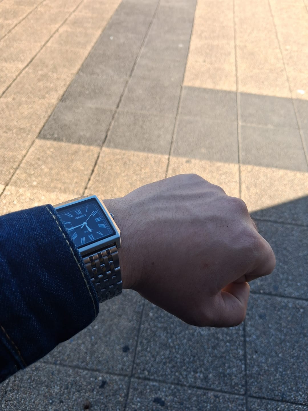 Customer photo review of Reloj Casio Tank Análogo MTP-B190D-1BV Full Acero