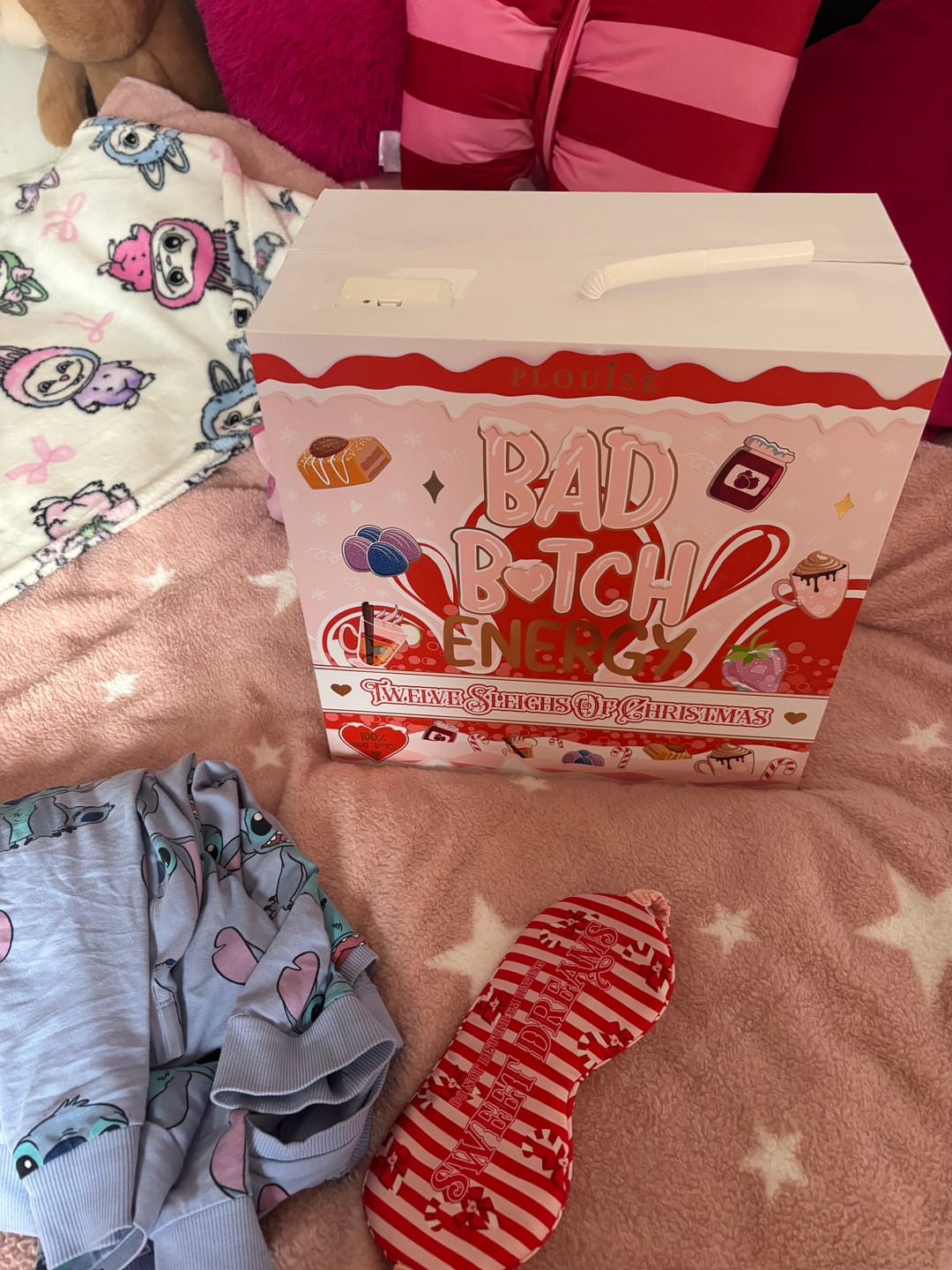 Customer photo review of 12 Sleighs Of Christmas Bad Bitch Skincare Advent Calendar 2025
