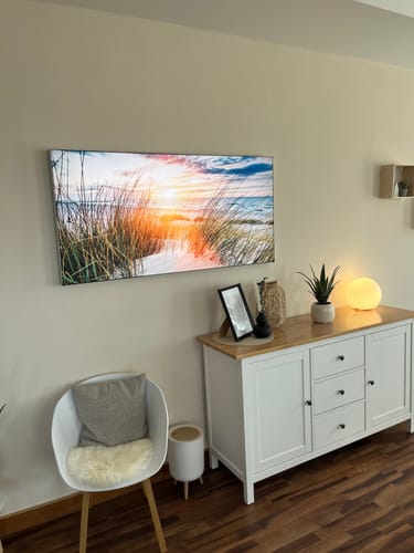Customer photo review of Canvalight® Leuchtbild | Dünen und Meer | Querformat