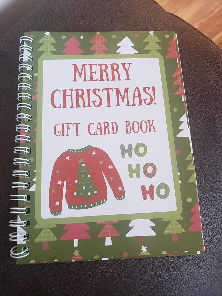 Customer photo review of Christmas Gift Card Book