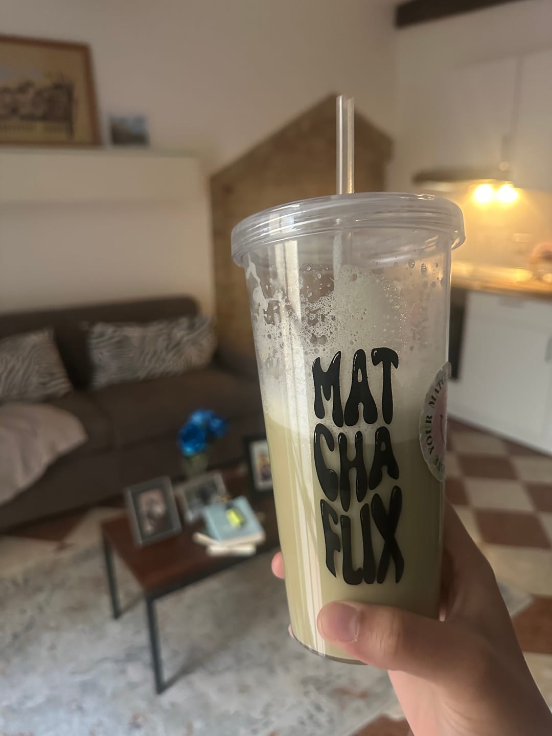 Customer photo review of Té Matcha con Colágeno