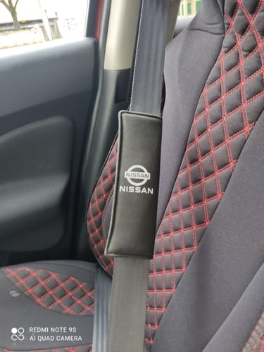 Customer photo review of Luxus-Samt-Sicherheitsgurtabdeckung (2 Stück)