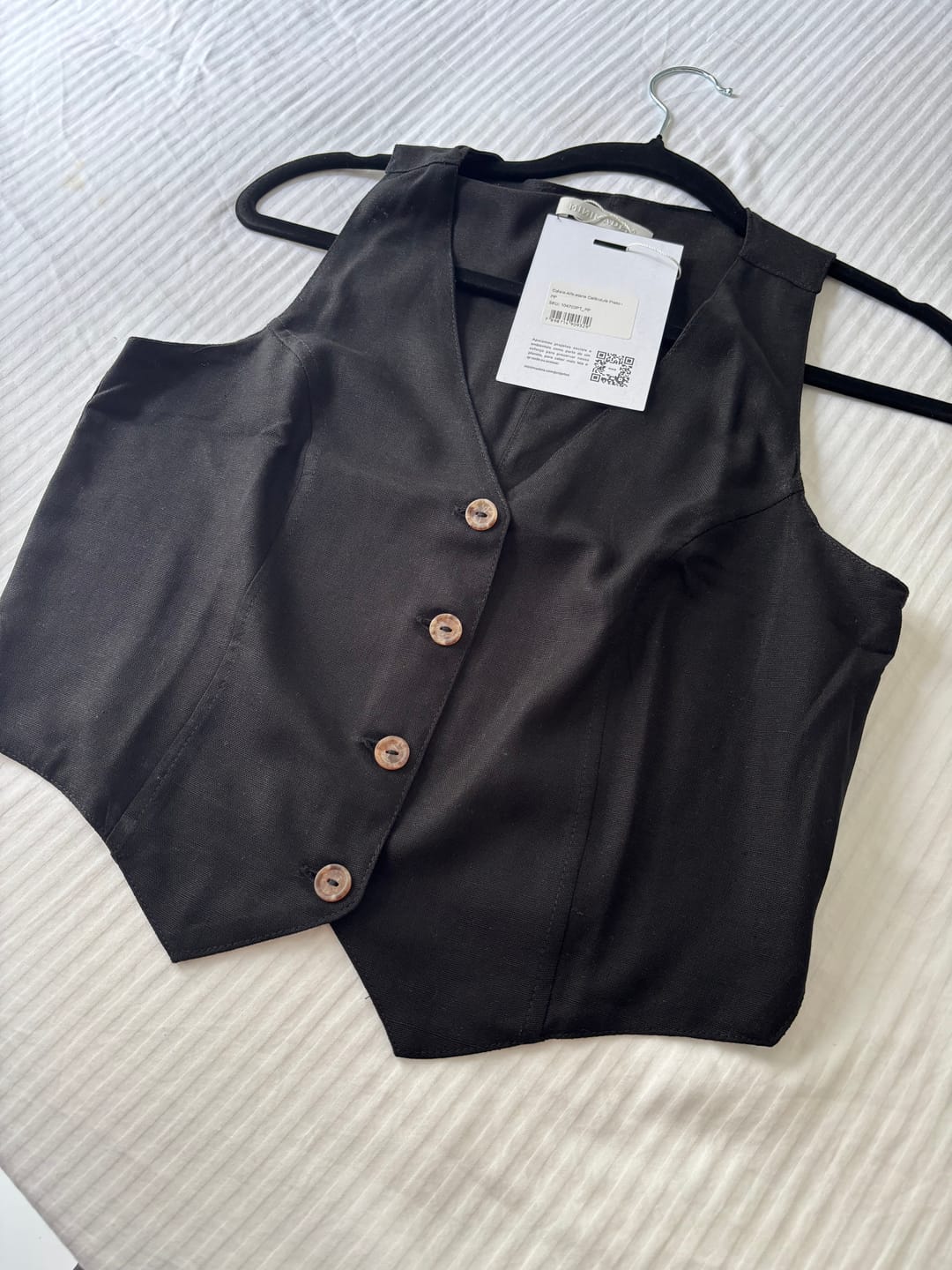 Customer photo review of Colete Calêndula Preto