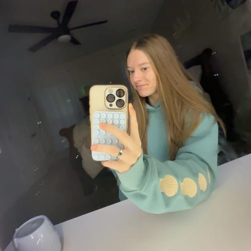 Customer photo review of Coastal Bloom Hoodie