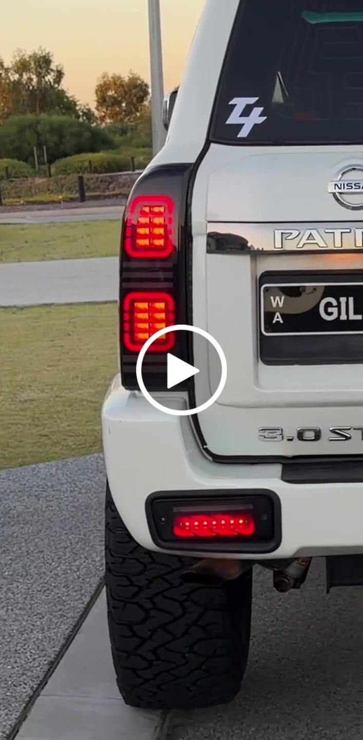 Customer video review of Nissan Gu Patrol Y60 & Y61 LED Bumper Lights 1988 - 2016