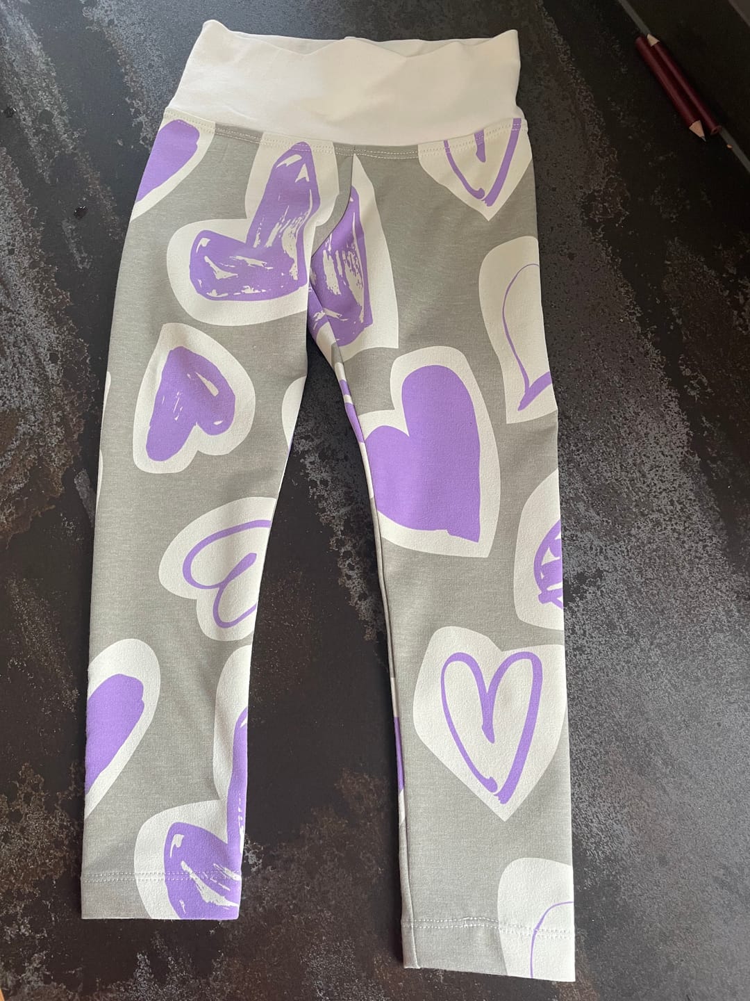 Customer photo review of Hearts Club French Terry Fabric