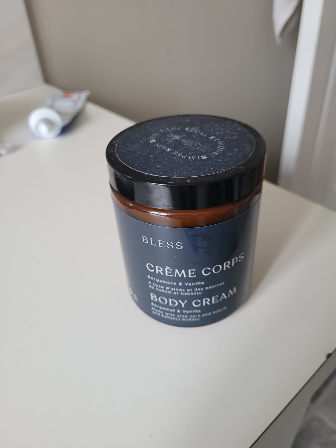 Customer photo review of Crème hydratante - Bergamote et Vanille