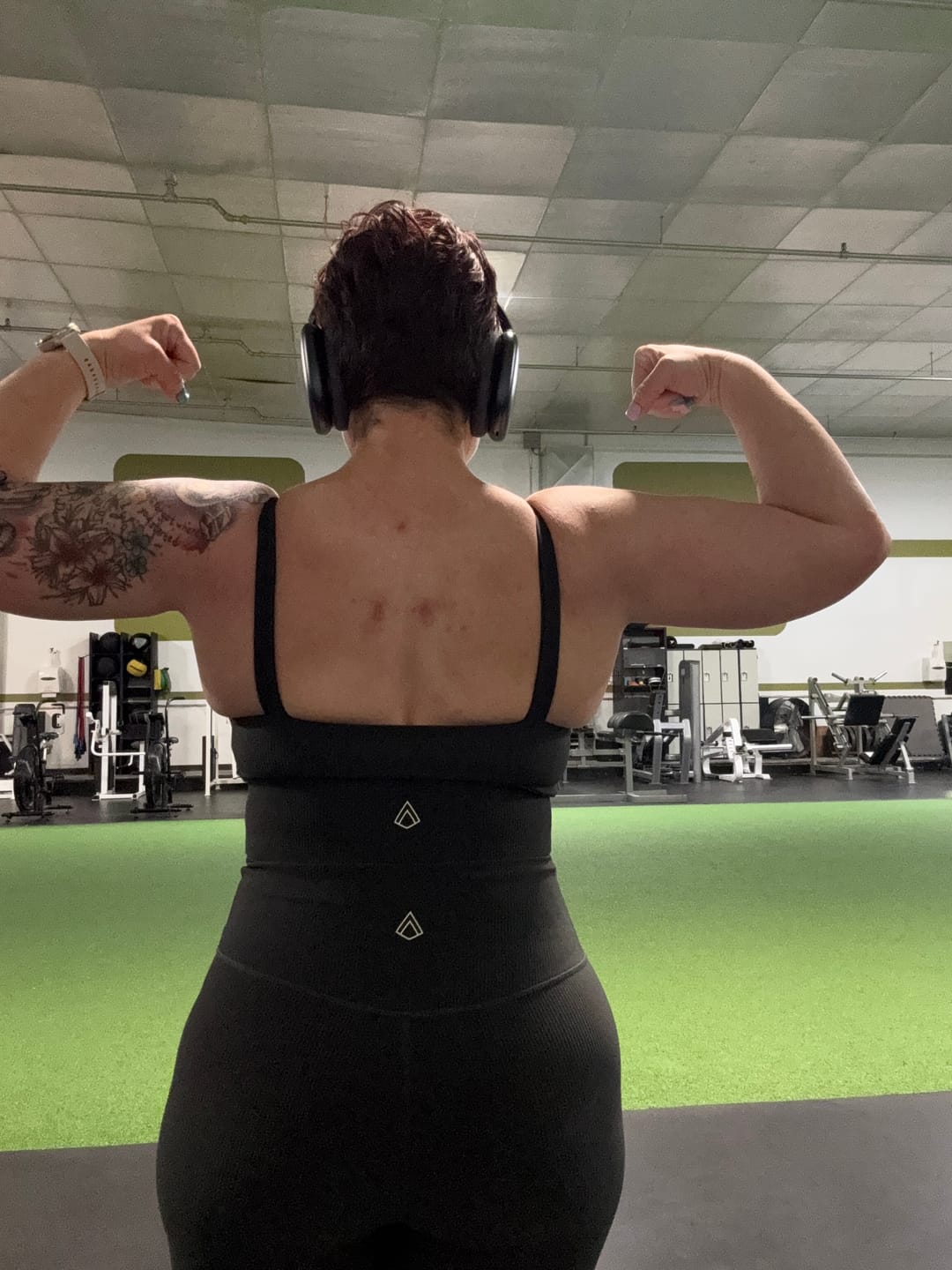Customer photo review of Ribbed Sports Bra