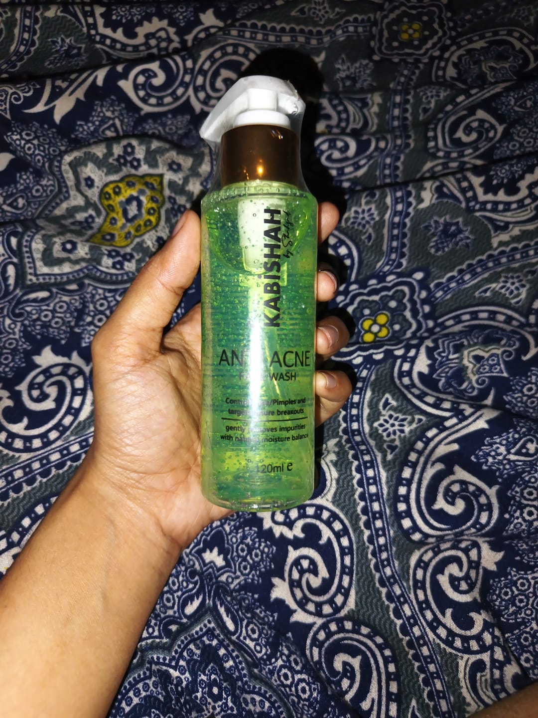 Customer photo review of ClearSkin Pro Anti Acne Face Wash