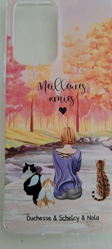 Customer photo review of Meilleurs amis - Coque de téléphone personnalisée