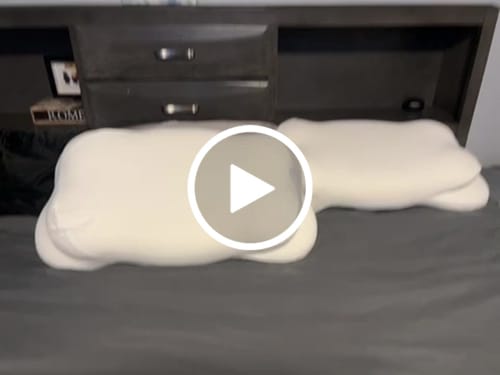 Customer video review of CloudAlign™ Pillow