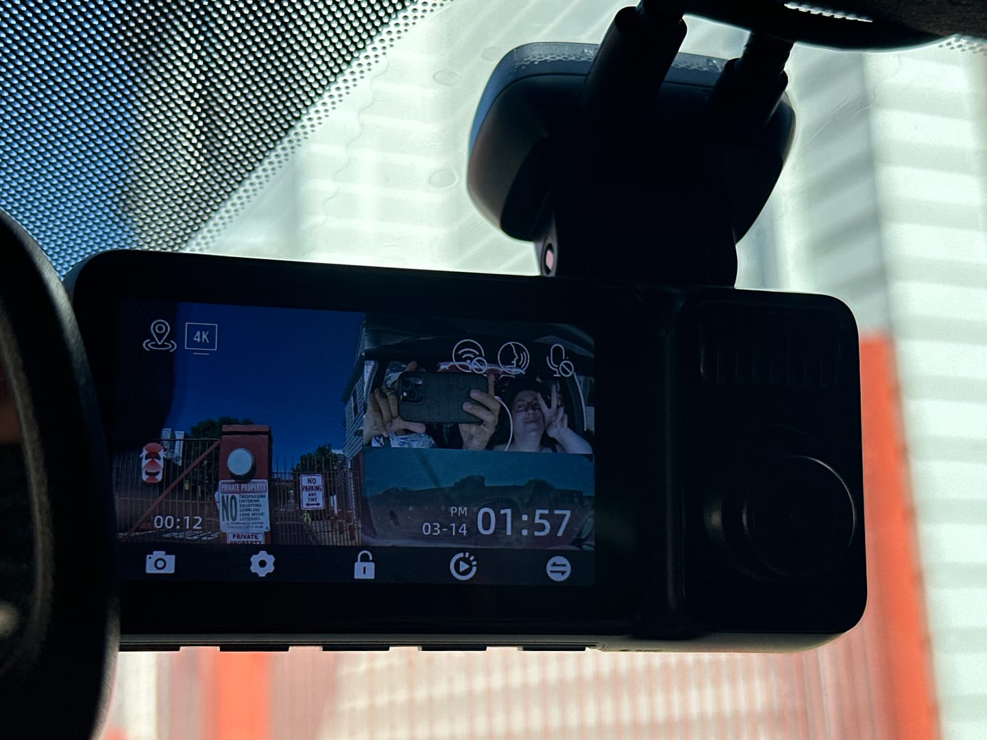 Customer photo review of REDTIGER F17 Elite 4K 3 Channel Car Vlog Dash Cam Sony STARVIS 2 Dual HDR WIFI 6 Full Night Color