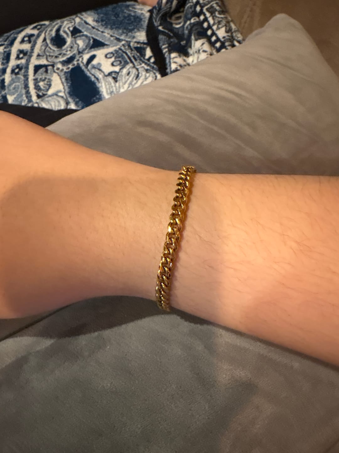 Customer photo review of Cuban Link Bracelet - 5mm