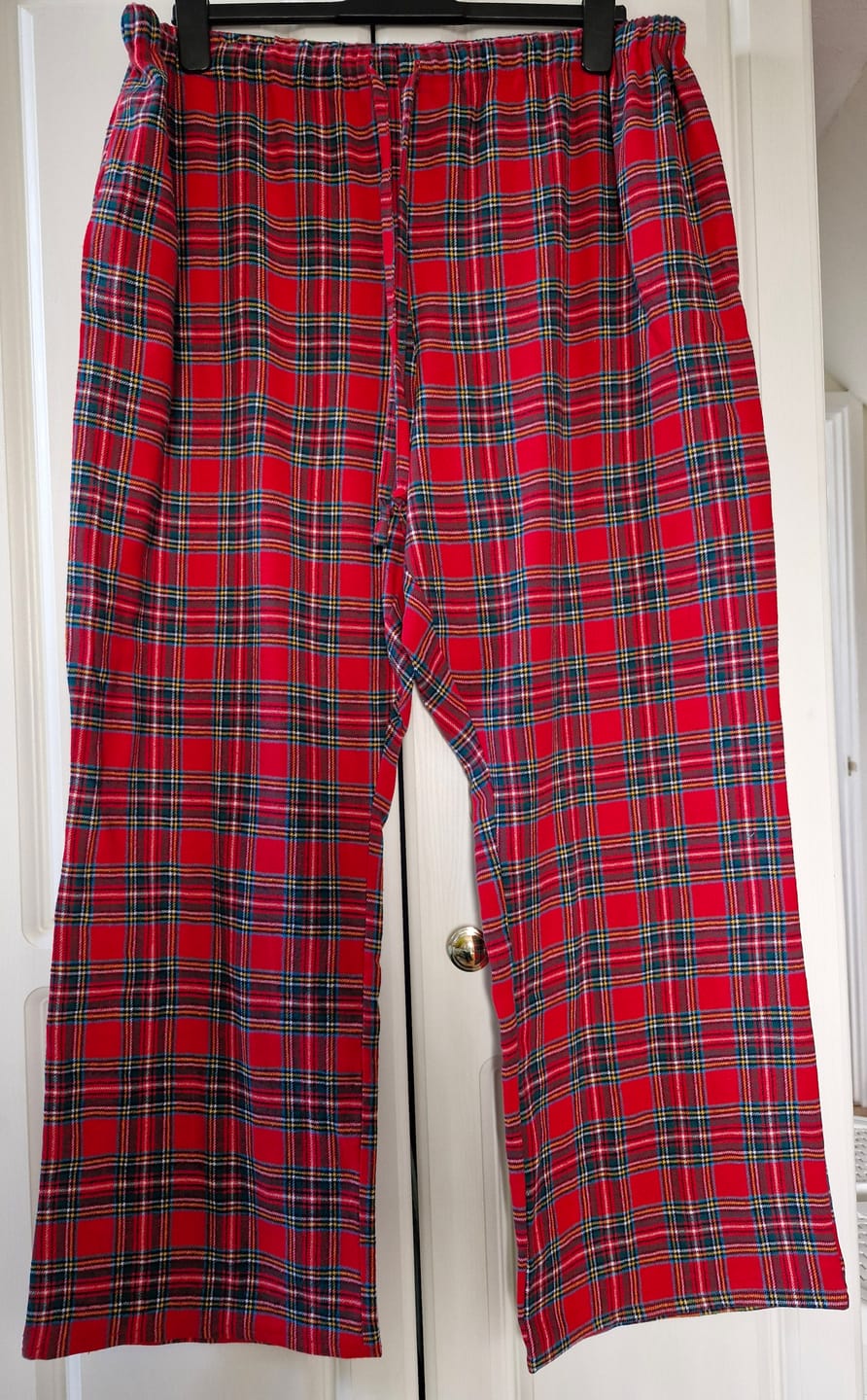 Customer photo review of Red Tartan Brushed Cotton Fabric