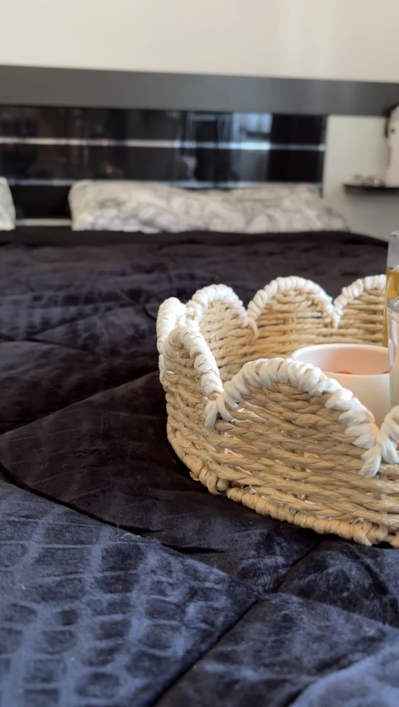 Customer photo review of Dekbed Zonder Overtrek Velvet Snake Skin Jet Black
