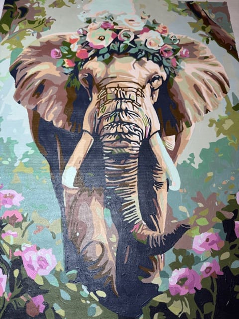 Customer photo review of Flower Crowned Elephant