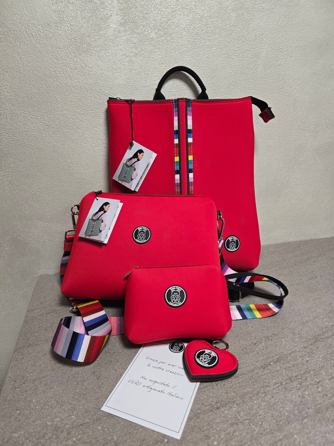 Customer photo review of SET Zaino e Pochette