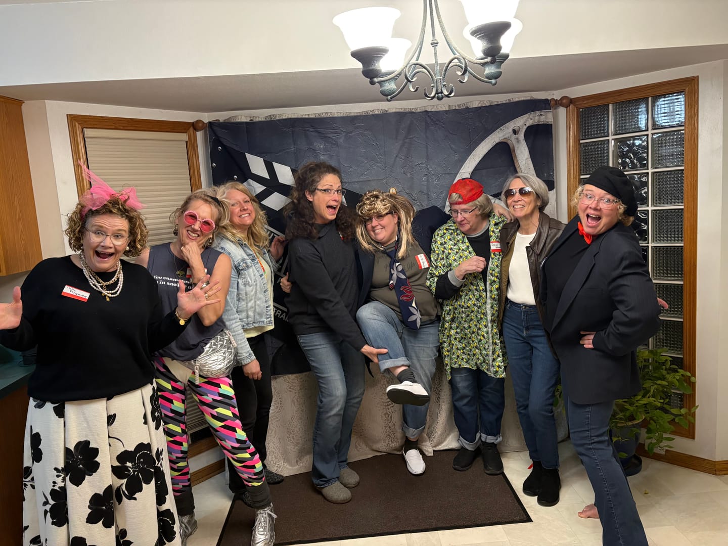 Customer photo review of 1980s Murder Mystery Game Kit