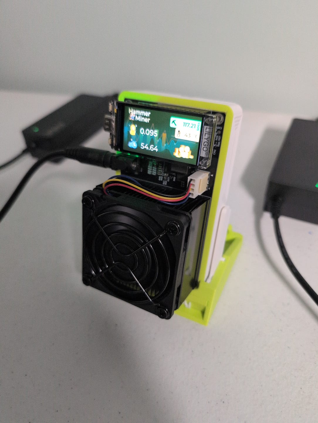 Customer photo review of Hammer Miner (105MH/s)