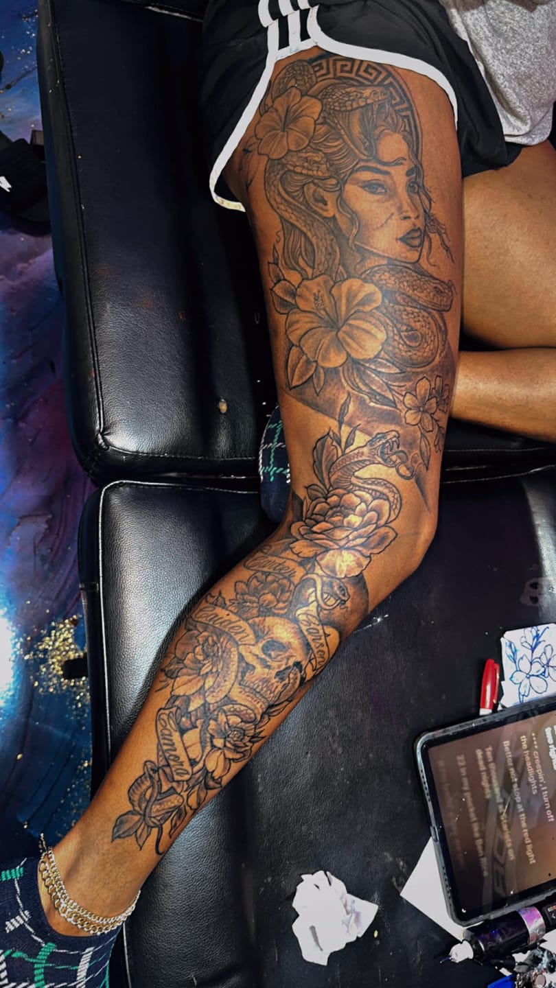 Customer photo review of Signature Tattoo Numbing Cream 2 TUBE
