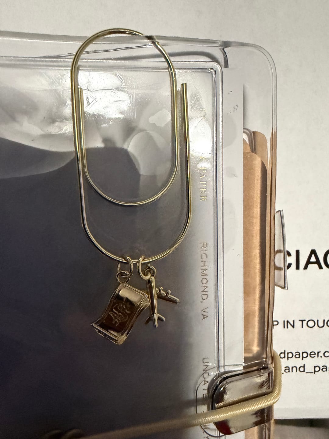 Customer photo review of Money Bill Charm GOLD – Stack The Wealth