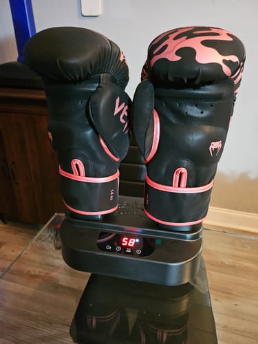 Customer photo review of The Glove Purifier V2 with Thermal Heating and O3-Enabled Active Technology Built for Preserving Boxing Gloves
