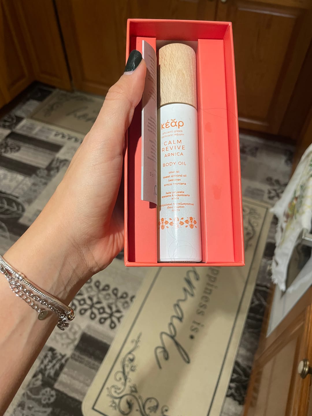 Customer photo review of Calm Revive Arnica Body Oil