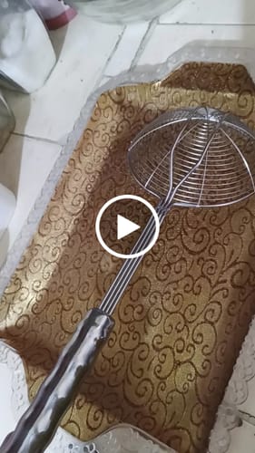 Customer video review of Stainless Steel Kitchen Strainer