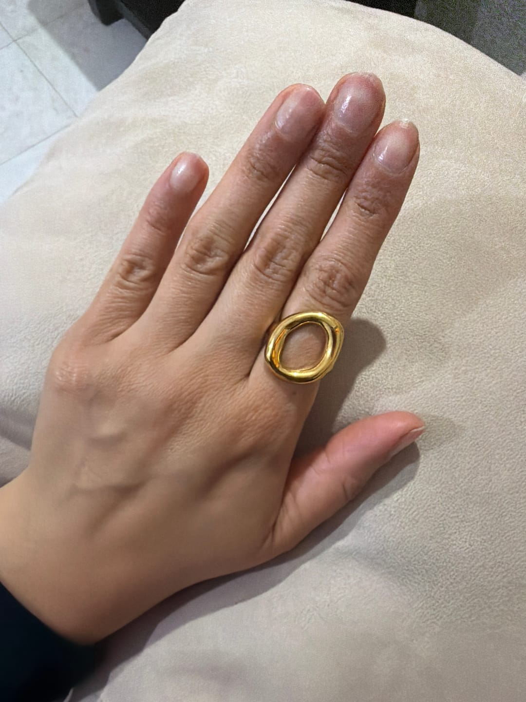 Customer photo review of Anillo Rust Mini
