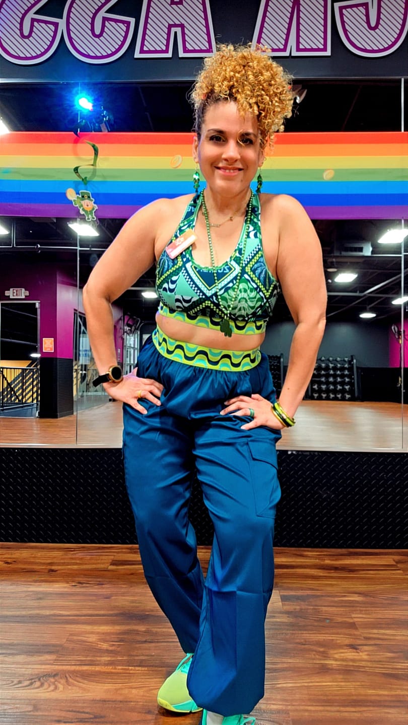 Customer photo review of Latin Movement Parachute Cargo Pants