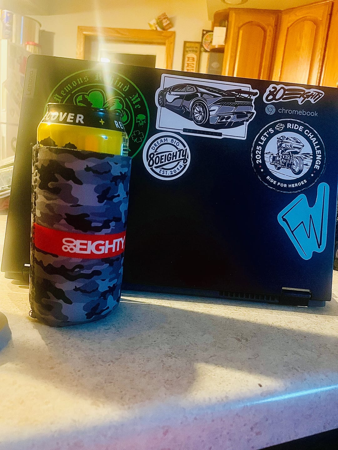 Customer photo review of 80Eighty® Camo Slim Koozie