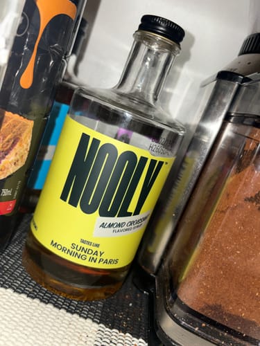 Customer photo review of Almond Coffee Syrup