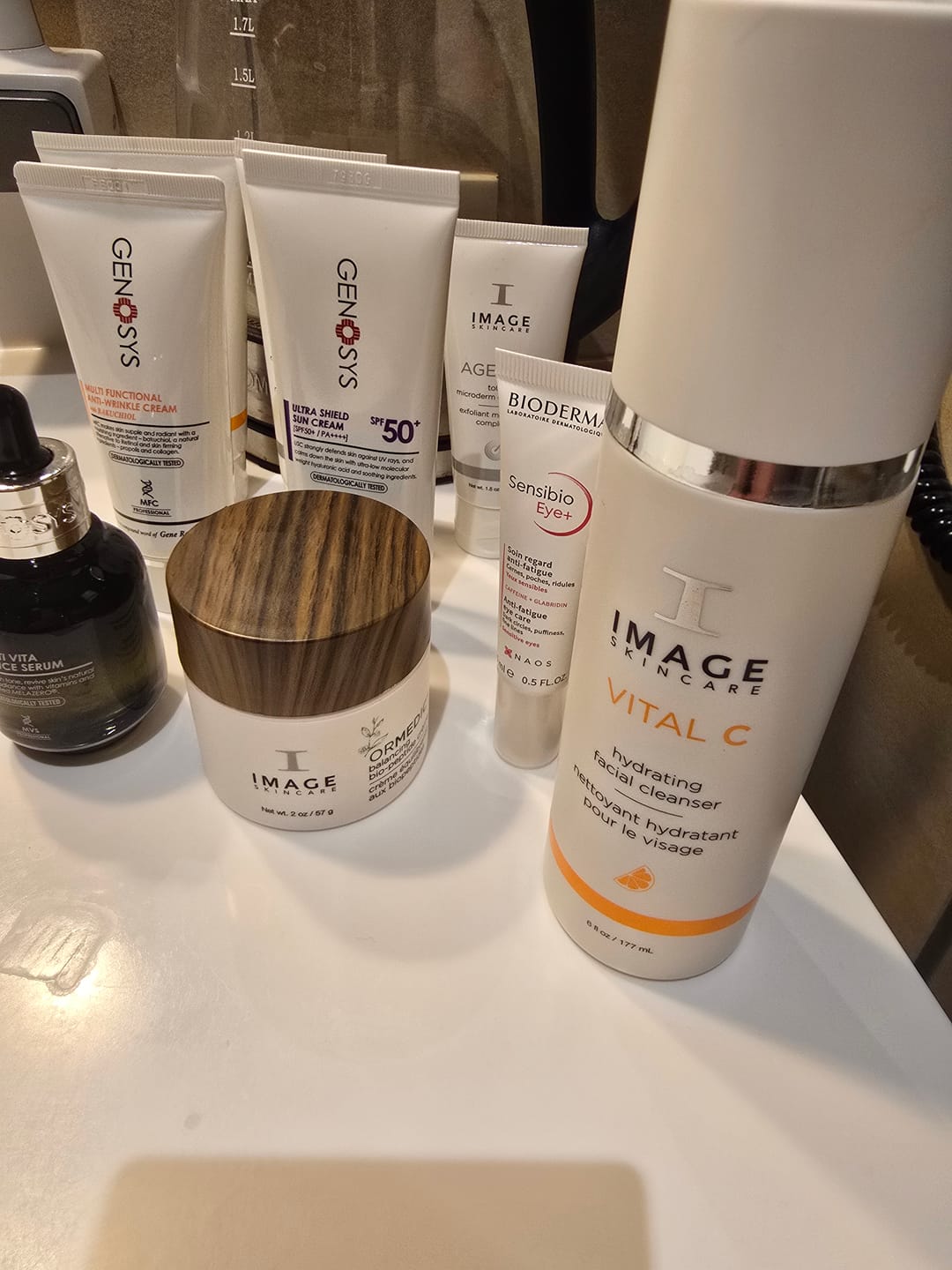 Customer photo review of Hydrating Facial Cleanser