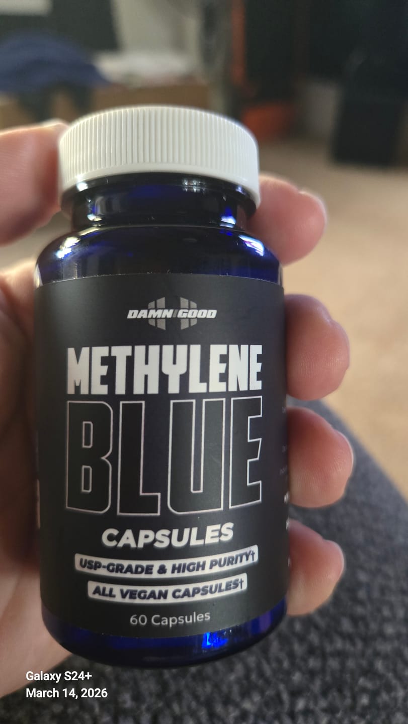 Customer photo review of Damn Good™ Methylene Blue Capsules